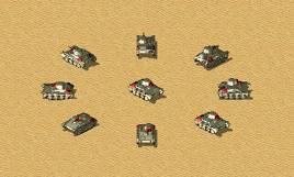 两人墓轻型坦克展示