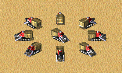 潜地采矿车展示