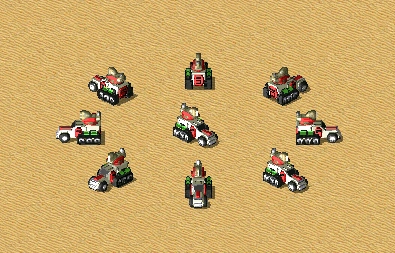 光棱履带车展示