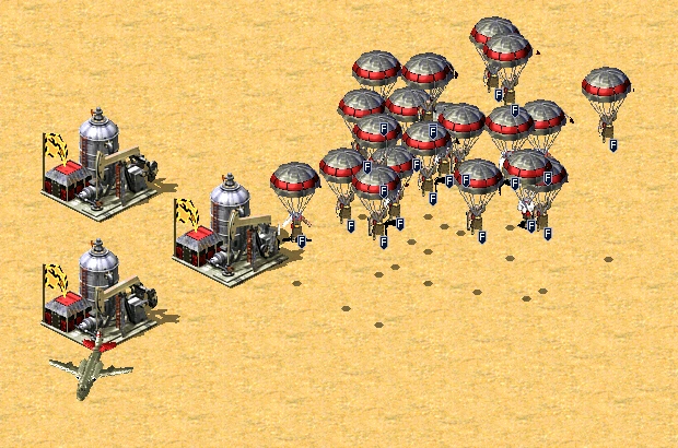 空降人民军展示