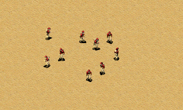 伪装游击战士展示