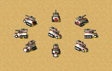 坦克炮履带车展示