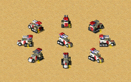 机枪履带车展示