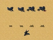 断电或者控制中心炸了之后摆烂的美国无人机们，阿帕奇的内置电源还是能支撑它们保持悬空的