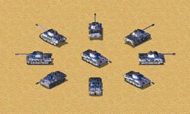 旧式黑豹坦克展示