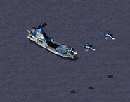 轻母和她的三个小飞机