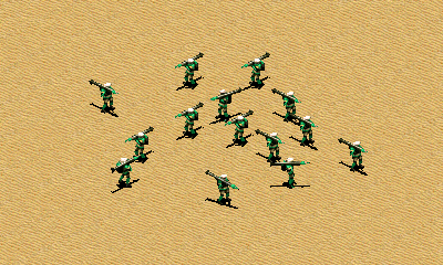 中东火箭筒兵展示