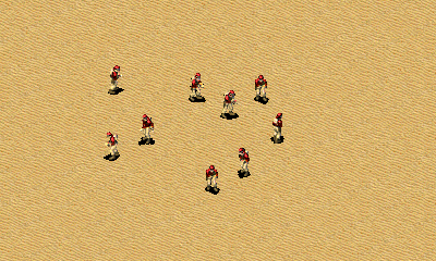 伪装游击战士展示