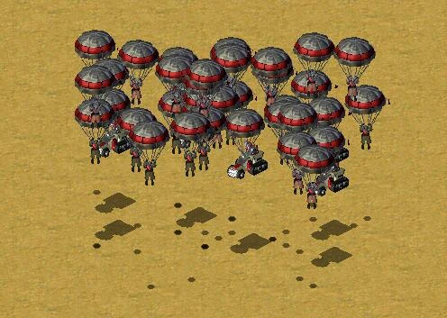 空降机械化步兵展示