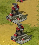 地獾轰炸机的旧版本模型，彼时的地獾更擅长轰炸建筑而不是单位群