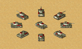 旧式斯大林坦克展示