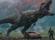 暴龙图标的原图，选自侏罗纪世界二暴龙踩倒牛龙的经典场面
