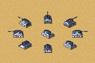 反坦克步兵车展示