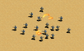 美械喷火兵展示