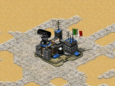 盟军支援通讯中心展示