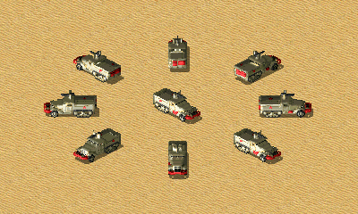 战场大巴半履带车展示