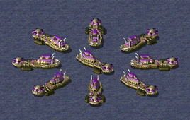 尤里指挥舰（心灵军团）部署