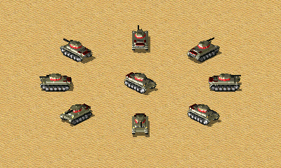 旧式黄猫坦克展示