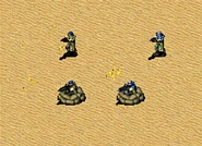 美国大兵（左）与盟军大兵（右）