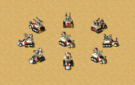 高炮履带车展示