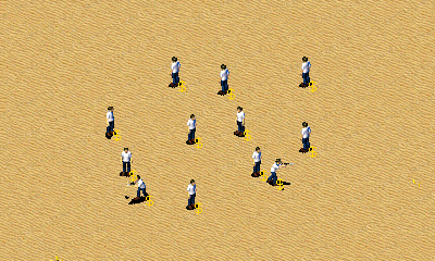 自由军征召兵展示