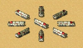 东风导弹发射车展示